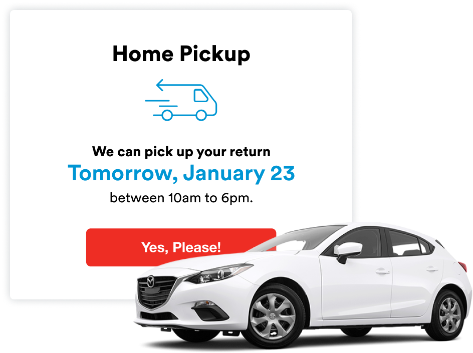 Narvar Home Pickup Customer Experience